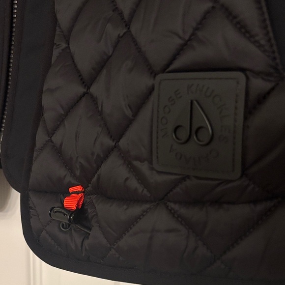 NWT Moose Knuckles Black Quilted SET Jacket size XS //Pants size S - Picture 3 of 16